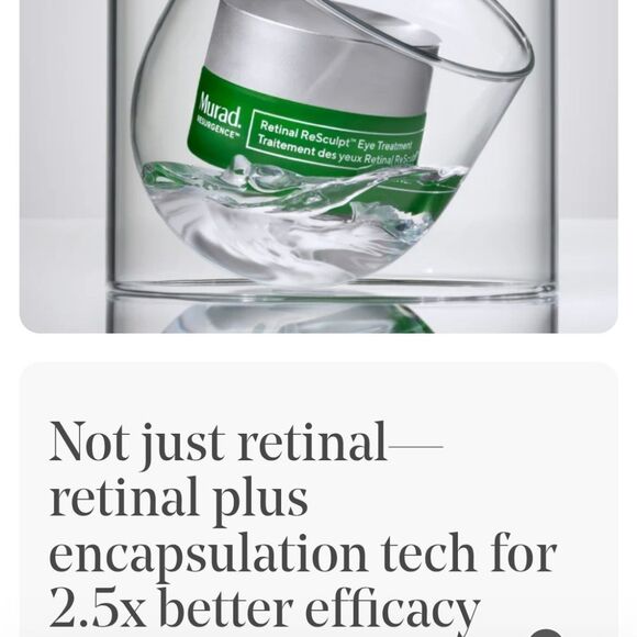 MURAD Retinal ReSculpt Eye Lift Treatment 15ml NEW IN BOX MSRP $92 - Picture 3 of 16